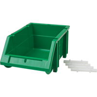 Bac empilable & &agrave; suspendre, 4-13/16" la, 3-3/16" h x 7-1/8" p, Vert - KLETON 