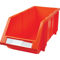 Bac empilable & &agrave; suspendre, 11-13/16" la, 7" h x 17-11/16" p, Rouge - KLETON 