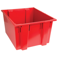 Stack & Nest Totes, 13" x 23.5" x 19.5", Red - Quantum Storage System SNT230RD
