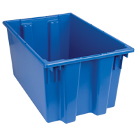 Stack & Nest Totes, 12" x 23.5" x 15.5", Blue - Quantum Storage System SNT240BL