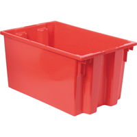 Stack & Nest Totes, 12" x 23.5" x 15.5", Red - Quantum Storage System SNT240RD