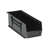 Contenant recycl&eacute; &eacute;cologique, 5-1/2" la, 5" h x 14-3/4" p, Noir - Quantum Storage System QUS234BR