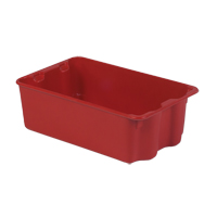 Contenants Stack-N-Nest Polylewton, 7,9" x 24" x 14,1", Rouge - Lewis Bins+ 5400002