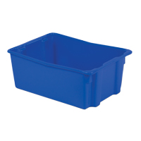 Contenants Stack-N-Nest Polylewton, 10,5" x 26,1" x 18,7", Bleu - Lewis Bins+ 5500017