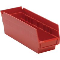 Bacs pour tablette, 4-1/8" la x 4" H x 11-5/8" p, Rouge, Capacit&eacute; 30 lb - Quantum Storage System QSB101RD