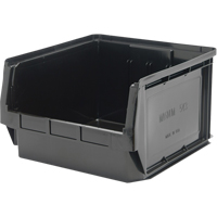 Contenant empilable, 18,375" la x 18,375" p x 11,875" h, Noir - Quantum Storage System QMS543BK