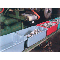 Stack-N-Nest&reg; Plexton Containers, 19.9" W x 27.5" D x 14" H, Red - Lewis Bins+ SN2419-14D-RE