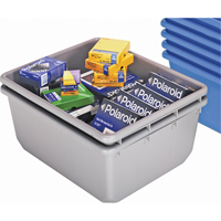 Contenants emboîtables QuanTub, 19" la x 24-1/2" p x 9,5" h, Gris - Quantum Storage System TUB2419-9GY