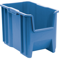 Giant Stacking Containers, 10.875" W x 17.5" D x 12.5" H, Blue - Quantum Storage System QGH600BL