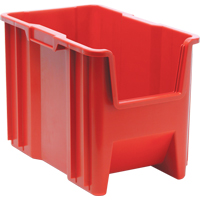 Contenants &agrave; empiler g&eacute;ants, 10,875" la x 17,5" p x 12,5" h, Rouge - Quantum Storage System QGH600RD