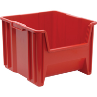 Contenants &agrave; empiler g&eacute;ants, 16,5" la x 17,5" p x 12,5" h, Rouge - Quantum Storage System QGH800RD