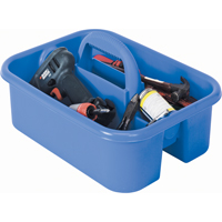 CHARIOT FOURN BLEU 18 1/2"LX13 3/4"LAX8 3/4"H, 5,5" x 13-3/8" x 13-3/8", Bleu - Quantum Storage System TC-500BL