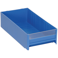 Cabinet Drawer, 5-5/8" W x 11" D x 3-5/16" H, Blue - Quantum Storage System IDR204BL