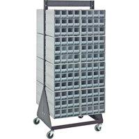 Ensemble mobile de support sur pied pour casiers de rangement &agrave; emboîtement - Quantum Storage System QFS400