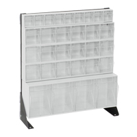 Support pour bacs basculants, 23-5/8" la x 8" p x 28" h, 31 tiroirs - Quantum Storage System QFS124-31WT