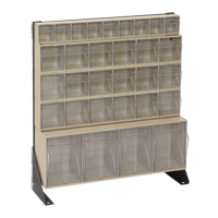 Support pour bacs basculants, 23-5/8" la x 8" p x 28" h, 31 tiroirs - Quantum Storage System QFS124-31IV