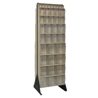 Support pour bacs basculants, 23-5/8" la x 16" p x 75" h, 72 tiroirs - Quantum Storage System QFS270-72IV