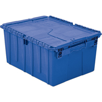 Contenants de distribution Flipak en plastique poly&eacute;thyl&egrave;ne (PE), 23,9" x 19,6" x 12,6", Bleu - Orbis 4222691