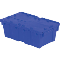 Flipak&reg; Polyethylene Plastic (PE) Distribution Containers, 19.7" x 11.8" x 7.3", Blue - Orbis 5330417