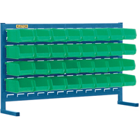 Rayonnage &agrave; persienne avec bacs, 32 bacs, 36" la x 8-1/4" p x 22" h - KLETON 