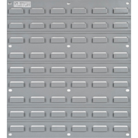 Metal Louvered Panel Bin Support Rack, 16 Bins, 18" W x 1/8" D x 19" H - KLETON 