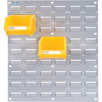 Metal Louvered Panel Bin Support Rack, 16 Bins, 18" W x 1/8" D x 19" H - KLETON 