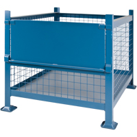 Contenants de vrac empilables, 34,5" la x 40,5" p x 30" h, Capacit&eacute; de 3000 lb - KLETON 