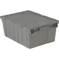Contenants de distribution Flipak en plastique poly&eacute;thyl&egrave;ne (PE), 21,9" x 15,2" x 9,3", Gris - Orbis 5899560