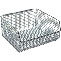 Wire Mesh Stack & Hang Bins - Quantum Storage System QMB535C