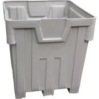 Bacs emboîtables, 44" la x 44" p x 46" h, Gris - Techstar Plastics Inc 4900 TUB GREY