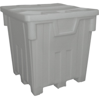 Bacs emboîtables, 44" la x 44" p x 46" h, Gris - Techstar Plastics Inc 4900 TUB GREY