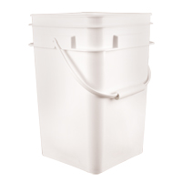 Seau carr&eacute;, Plastique, 4,25 gal. - Mauser Packaging PPROO0095