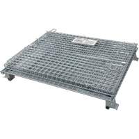 Conteneur repliable en m&eacute;tal grillag&eacute;, 40" la x 48" p x 42" h, Capacit&eacute; de 4000 lb - KLETON 