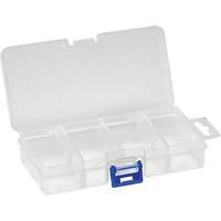 Boîte &agrave; compartiments en plastique, 2,75" la x 5,5" p x 1,25" h, 8 compartiments - Quantum Storage System QB200