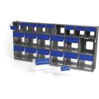 Compartiments pour bacs inclinables, 23-5/8" la x 3-5/8" p x 11-1/6" h, 21 tiroirs - Quantum Storage System QTB669GY