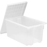 Contenant robuste Stack & Nest, 15" x 19,5" x 29,5", Transparent - Quantum Storage System SNT300CL