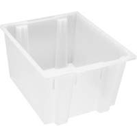 Contenant robuste Stack & Nest, 13" x 19,5" x 23,5", Transparent - Quantum Storage System SNT230CL