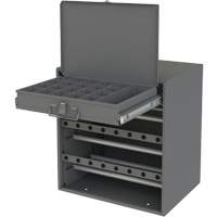 Armoire d'entreposage pour fil et borne, Acier, 1 tiroirs, 15-9/16" x 11-7/8" x 16-3/8", Gris - Durham Manufacturing 297B-95
