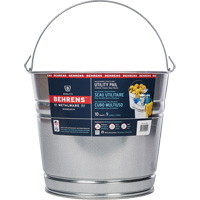 Seau, Acier galvanis&eacute;, 9 L -  
