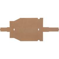 Boîtes profondes en carton ondul&eacute;, 1-15/16" la x 11-1/4" p x 4-1/2" h, Beige - Mitchel Lincoln MLCG168