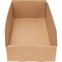 Deep Corrugated Parts Bins, 7-3/4" W x 17-1/4" D x 4-1/2" H, Beige CG180 | SCN Industrial