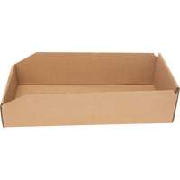 Deep Corrugated Parts Bins, 7-3/4" W x 17-1/4" D x 4-1/2" H, Beige CG180 | SCN Industrial