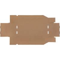 Deep Corrugated Parts Bins, 7-3/4" W x 17-1/4" D x 4-1/2" H, Beige CG180 | SCN Industrial