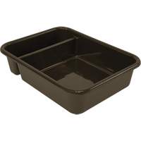Bac d'entreposage tout usage &agrave; compartiment, 5" ha x 15" p x 20" lo, Plastique, Brun - Quantum Storage System FSB-21165BN
