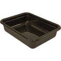 Bac d'entreposage tout usage &agrave; fond plat, 5" ha x 17" p x 22" lo, Plastique, Brun - Quantum Storage System FSB-22175BN