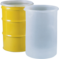 Doublures &agrave; paroi droite pour barils ouverts en acier de 55 gallons - Protective Lining Corp VLNX-55-AS