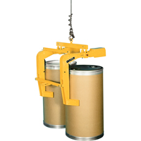 Leveurs de barils en acier, en plastique & en fibres, 55 gal. US (45 gal. imp.), Cap. 4000 lb/1814 kg - Liftomatic 2-HCB