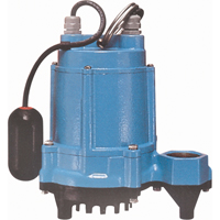 High Temperature Sump/Effluent Pumps, 50 GPH, 115 V, 10.1 A, 1/3 HP - Little Giant Pump Company 506602