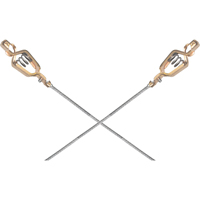 Light-Duty Bonding & Grounding Wire Assemblies - Two Alligator Clips - Lind Equipment LE62