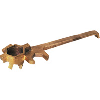 Deluxe Non-Sparking Drum Wrench, 1-1/4" Opening, 3-1/4" Handle, Bronze Alloy - Wesco 272086